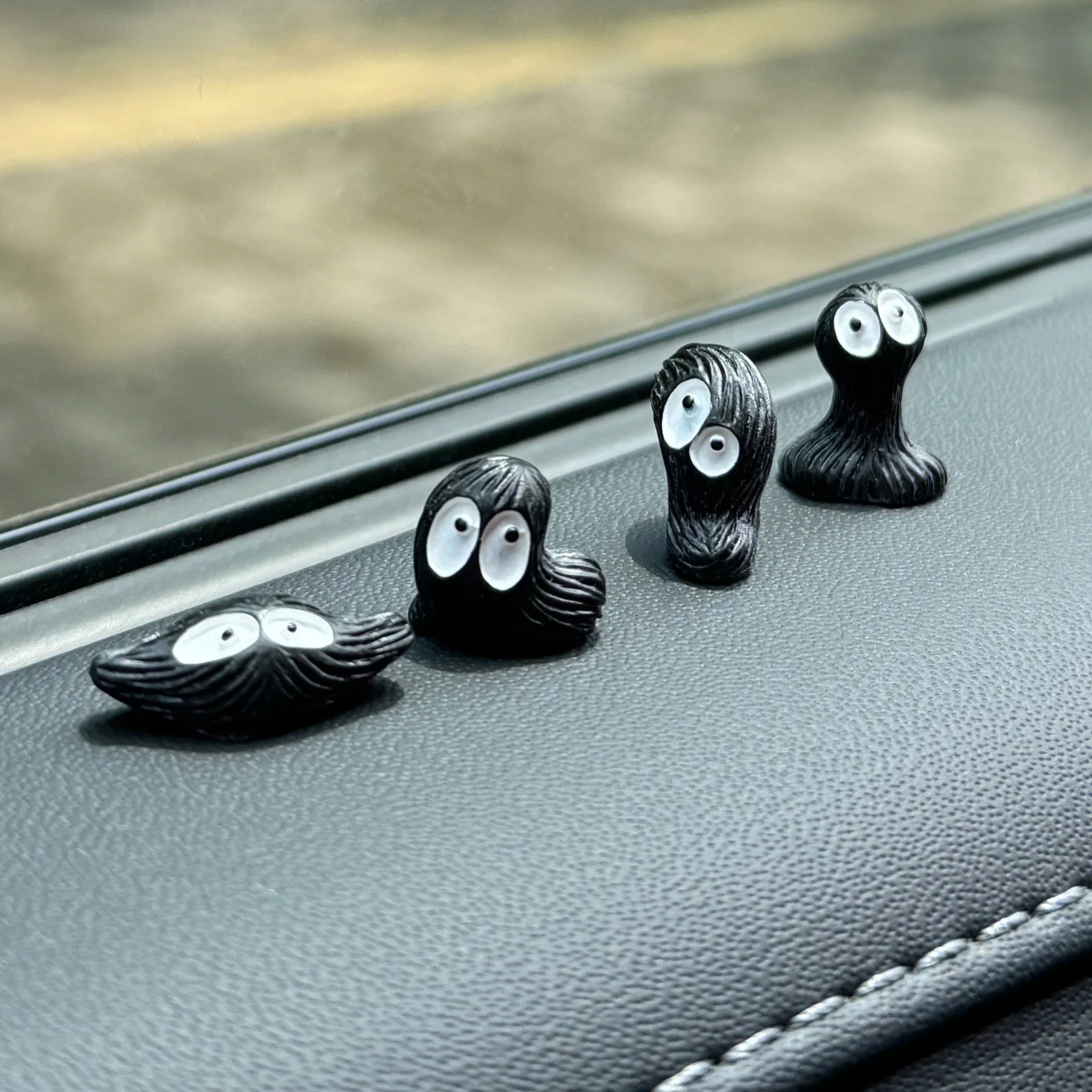 Cute Little Coal Ball Black Elf Car Interior Decoration